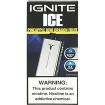 Vaper Descartável Ignite V400 Ice Pineapple Kiwi Dragon Fruit 40000 Puffs