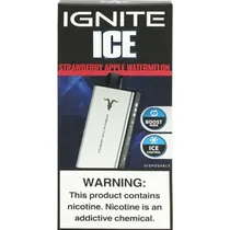Vaper Descartável Ignite V400 Ice Strawberry Apple Watermelon 40000 Puffs