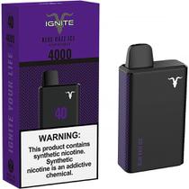Vaper Descartável Ignite V40 Blue Razz Ice 4000 Puffs