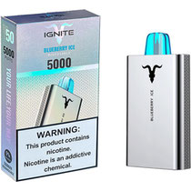 Vaper Descartável Ignite V50 Blueberry Ice 5000 Puffs