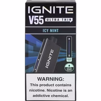Vaper Descartável Ignite V55 Ultra Thin Icy Mint 5500 Puffs