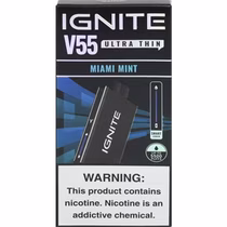 Vaper Descartável Ignite V55 Ultra Thin Miami Mint 5500 Puffs