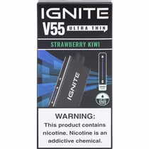 Vaper Descartável Ignite V55 Ultra Thin Strawberry Kiwi 5500 Puffs