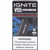 Vaper Descartável Ignite V55 Ultra Thin Strawberry Watermelon 5500 Puffs