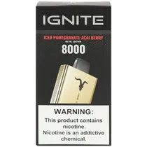 Vaper Descartável Ignite V80 Iced Pomegranate Açai Berry 8000 Puffs