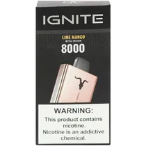 Vaper Descartável Ignite V80 Lime Mango 8000 Puffs
