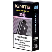 Vaper Descartável Ignite V80 Passion Fruit Sour Kiwi 8000 Puffs