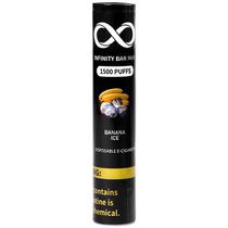 Vaper Descartável Infinity Bar Max Banana Ice 1500 Puffs foto 1