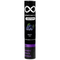 Vaper Descartable Infinity Bar Max Grape Ice 1500 Puffs foto 1