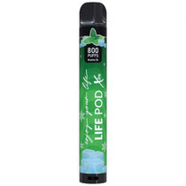 Vaper Descartável Life Pod Xtra Spearmint 800 Puffs