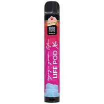 Vaper Descartável Life Pod Xtra Strawberry Cake 800 Puffs
