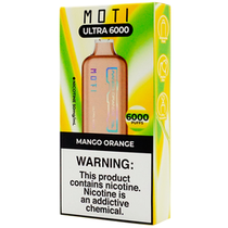 Vaper Descartable Moti Ultra Mango Naranja 6000 Puffs