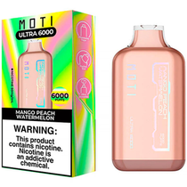 Vaper Descartable Moti Ultra Mango Peach Sandía 6000 Puffs