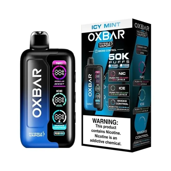 Vaper Descartável Oxbar 50K Icy Mint 50000 Puffs