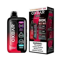 Vaper Descartável Oxbar 50K Strawberry Ice 50000 Puffs