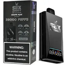 Vaper Descartável Sex Addict S280 Grape Açai 28000 Puffs