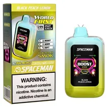 Vaper Descartável Smok Spaceman 25K Plus Black Peach Lemon 25000 Puffs