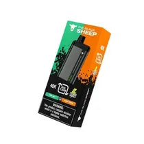 Vaper Descartável The Black Sheep 40K Fresh Mint + Mango Orange 40000 Puffs