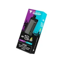 Vaper Descartável The Black Sheep 40K Grape + Menthol 40000 Puffs