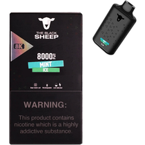 Vaper Descartável The Black Sheep 8K Mint 8000 Puffs