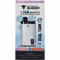 Vaper Descartável The Black Sheep Açaí Grape + Strawberry Kiwi 30000 Puffs