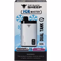 Vaper Descartável The Black Sheep Açaí Straw Banana + Grape 30000 Puffs