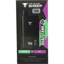 Vaper Descartável The Black Sheep Fresh Mint + Grape 30000 Puffs