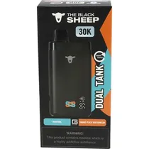 Vaper Descartável The Black Sheep Menthol + Mango Peach Watermelon 30000 Puffs