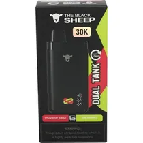 Vaper Descartável The Black Sheep Strawberry Bubble + Sour Pineapple 30000 Puffs