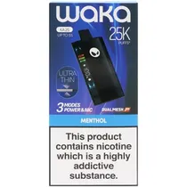 Vaper Descartável Waka KA25 Menthol 25000 Puffs