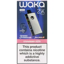 Vaper Descartável Waka KA25 Strawberry Aqua 25000 Puffs