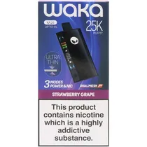 Vaper Descartável Waka KA25 Strawberry Grape 25000 Puffs