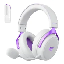 Auriculares Con Micrófono Havit H2015YG Quad-Mode Blanco Morado