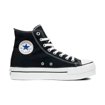 Tênis All Star Converse Chuck Taylor Cano Alto Platform Unisex Algodão Preto