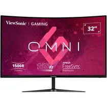 Monitor Gamer Viewsonic VX3218C-2K Curvo 165HZ de 32" - Preto