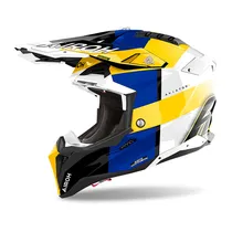 Airoh Aviator 3 Monarch - Blue/Yellow Gloss / M