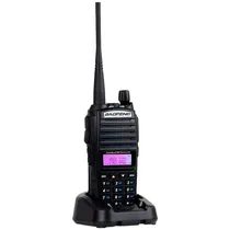 Walkie Talkie Baofeng UV-82 - 10 KM - 128 Canais - Preto