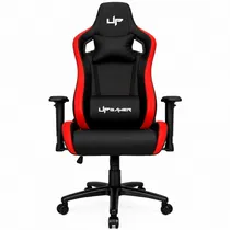 Cadeira Gamer Up Gamer RT0951BKRD, PVC Algodão Base Em Metal Reclinável Até 120KG, Preto e Vermelho