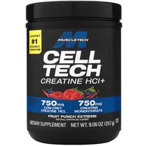 Muscletech Cell Tech Creatine HCL+ Sabor Fruit Punch Extreme 257G