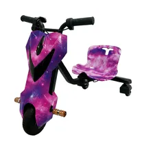 Aurora Lilas Smart Wheel Triciclo Elétrico 8.5 com Bluetooth e Luzes