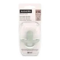 Suavinex Nuery Chupete Todo Silicona Anatomico 6/18M SX Pro Silicona 6-18M Verde