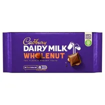 Cadbury Choc.Dairy Milk Whole Nut 180GR