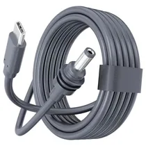 Cabo USB-C p/ Starlink Mini USB-C A DC 5M Cinza