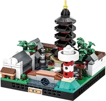 Blocos de Construção Wange City Microcosm Zhe Jiang - 3111 (321 Peças)