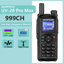 Walkie Talkie Rádio Baofeng UV-28 Ies 5-10KM 10WATT Tri Band