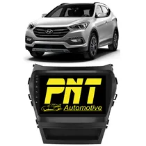 Central Multimidia PNT - Hyundai Santa Fe (13-17) And 14 2GB/64GB/Quadcore Carplay+And Auto - Infomar p/ Brasil O Paraguay