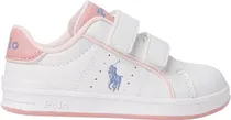 Tênis Infantil Polo Ralph Lauren RL00558112 Branco/Rosa - Feminino