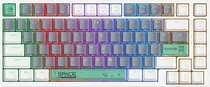 Teclado com Fio Gaming Onikuma G52 RGB Branco (Inglês)