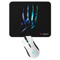 Mouse Gamer Havit MS1037CM USB / RGB - Branco + Mousepad