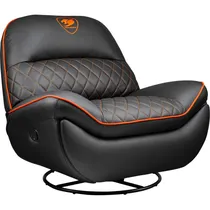 Poltrona Gamer Cougar Overlord - Preto/Laranja